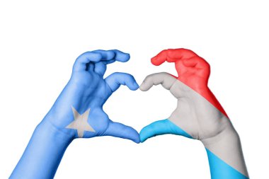 Somali Lüksemburg Kalbi, El hareketi kalp yapma, Kırpma Yolu