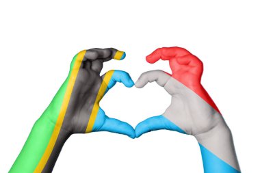 Tanzanya Lüksemburg Kalbi, El hareketi kalp yapma, Kırpma Yolu