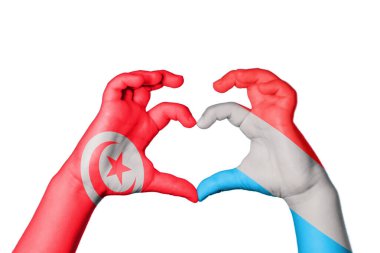 Tunus Lüksemburg Kalbi, El hareketi kalp yapma, Kırpma Yolu