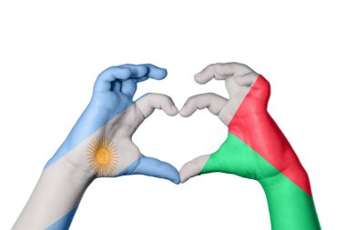 Arjantin Madagaskar Kalbi, El hareketi kalp yapma, Kırpma Yolu