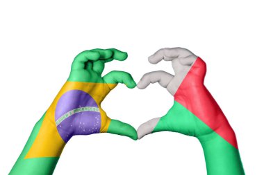 Brezilya Madagaskar Kalbi, El hareketi kalp yapma, Kırpma Yolu