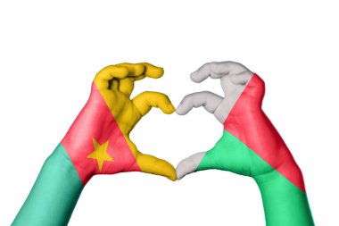 Kamerun Madagaskar Kalbi, El hareketi kalp yapma, Kırpma Yolu