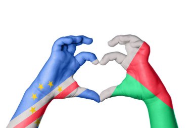 Cape Verde Madagaskar Kalbi, El hareketi kalp yapmak, Kırpma Yolu