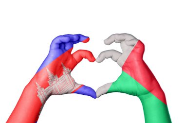 Kamboçya Madagaskar Kalbi, El hareketi kalp yapmak, Kırpma Yolu