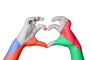 Şili Madagaskar Kalbi, El hareketi kalp yapmak, Kırpma Yolu