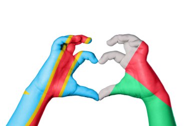 Demokratik Kongo Cumhuriyeti Madagaskar Kalbi, El hareketi, kalp yapma, Kırpma Yolu