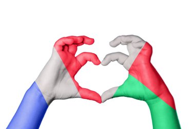 Fransa Madagaskar Kalbi, El hareketi kalp yapma, Kırpma Yolu