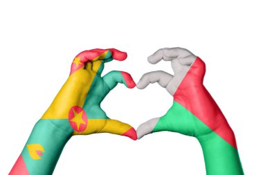 Grenada Madagaskar Kalbi, El hareketi kalp yapmak, Kırpma Yolu