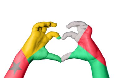 Gine Bissau Madagaskar Kalbi, El hareketi kalp yapma, Kırpma Yolu