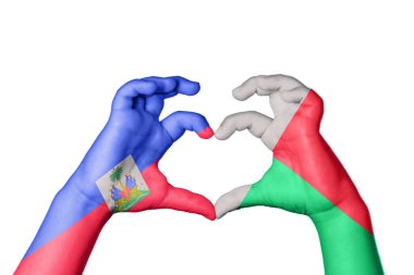 Haiti Madagaskar Kalbi, El hareketi kalp yapma, Kırpma Yolu