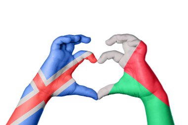 İzlanda Madagaskar Kalbi, El hareketi kalp yapmak, Kırpma Yolu