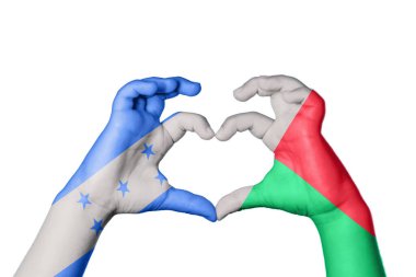 Honduras Madagaskar Kalbi, El hareketi kalp yapma, Kırpma Yolu