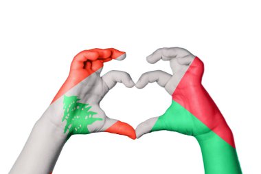 Lübnan Madagaskar Kalbi, El hareketi kalp yapma, Kırpma Yolu