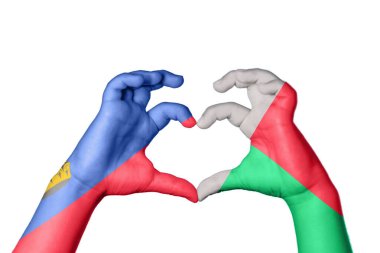 Lihtenştayn Madagaskar Kalbi, El hareketi kalp yapma, Kırpma Yolu