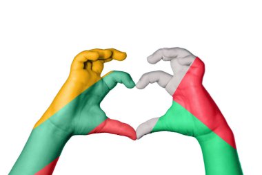 Litvanya Madagaskar Kalbi, El hareketi kalp yapma, Kırpma Yolu