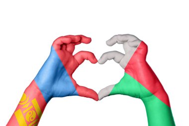 Moğolistan Madagaskar Kalbi, El hareketi kalp yapma, Kırpma Yolu