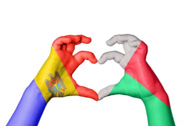 Moldova Madagaskar Kalbi, El hareketi kalp yapma, Kırpma Yolu