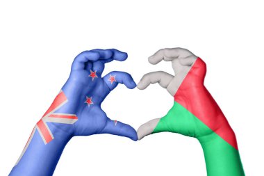 Yeni Zelanda Madagaskar Kalbi, El hareketi kalp yapmak, Kırpma Yolu