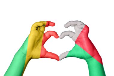 Kongo Madagaskar Cumhuriyeti Kalbi, El hareketi kalp yapmak, Kırpma Yolu