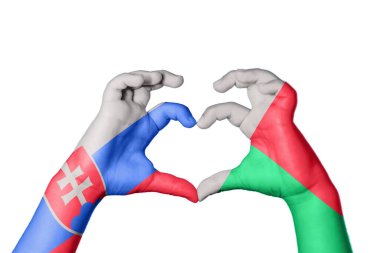 Slovakya Madagaskar Kalbi, El hareketi kalp yapma, Kırpma Yolu