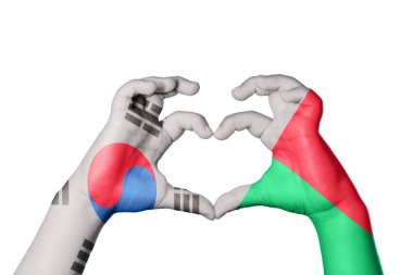 Güney Kore Madagaskar Kalbi, El hareketi kalp yapma, Kırpma Yolu