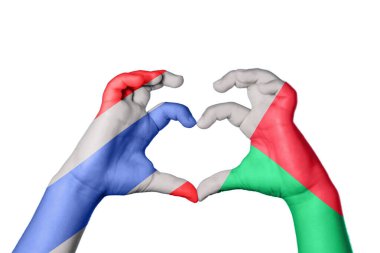 Tayland Madagaskar Kalbi, El hareketi kalp yapma, Kırpma Yolu