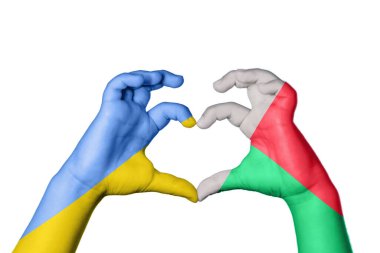 Ukrayna Madagaskar Kalbi, El hareketi kalp yapma, Kırpma Yolu