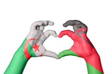 Cezayir Malavi Kalbi, El hareketi kalp yapma, Kırpma Yolu