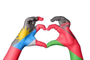 Antigua ve Barbuda Malawi Kalbi, El hareketi kalp yapma, Kırpma Yolu