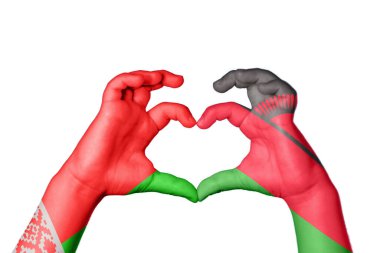 Belarus Malawi Kalbi, El hareketi kalp yapma, Kırpma Yolu