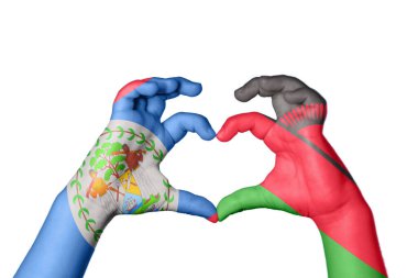 Belize Malavi Kalbi, El hareketi kalp yapma, Kırpma Yolu