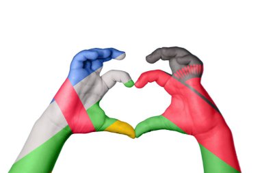 Orta Afrika Cumhuriyeti Malavi Kalbi, El hareketi kalp yapma, Kırpma Yolu