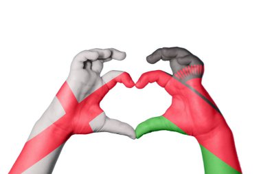 İngiltere Malavi Kalbi, El hareketi kalp yapma, Kırpma Yolu