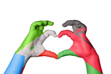 Ekvator Ginesi Malavi Kalbi, El hareketi kalp yapma, Kırpma Yolu