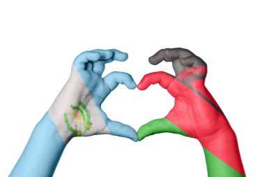 Guatemala Malawi Kalbi, El hareketi kalp yapma, Kırpma Yolu