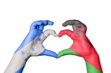 Honduras Malavi Kalbi, El hareketi kalp yapma, Kırpma Yolu