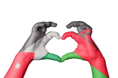 Jordan Malawi Heart, El hareketi kalp yapma, Kırpma Yolu