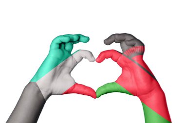 Kuveyt Malavi Kalbi, El hareketi kalp yapma, Kırpma Yolu