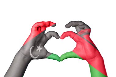 Libya Malavi Kalbi, El hareketi, kalp yapma, Kırpma Yolu