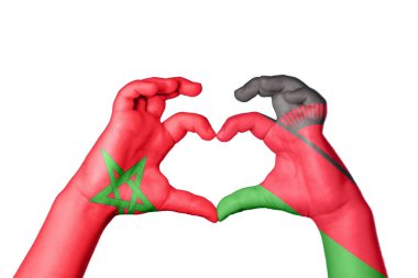 Fas Malavi Kalbi, El hareketi kalp yapma, Kırpma Yolu