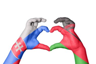 Slovakya Malavi Kalbi, El hareketi kalp yapma, Kırpma Yolu