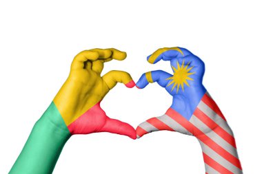 Benin Malezya Kalbi, El hareketi kalp yapma, Kırpma Yolu