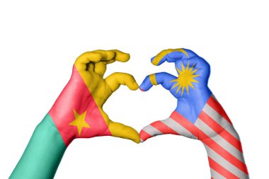 Kamerun Malezya Kalbi, El hareketi kalp yapma, Kırpma Yolu