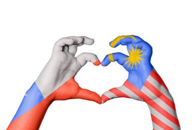 Şili Malezya Kalbi, El hareketi kalp yapma, Kırpma Yolu