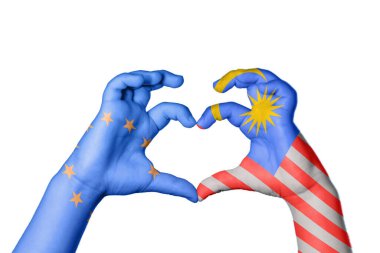 Avrupa Birliği Malezya Kalbi, El hareketi kalp yapma, Kırpma Yolu