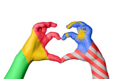 Malezya Kalbi, El hareketi kalp yapma, Kırpma Yolu