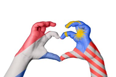 Hollanda Malezya Kalbi, El hareketi kalp yapma, Kırpma Yolu