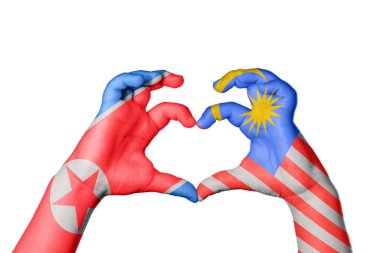 Kuzey Kore Malezya Kalbi, El hareketi kalp yapma, Kırpma Yolu