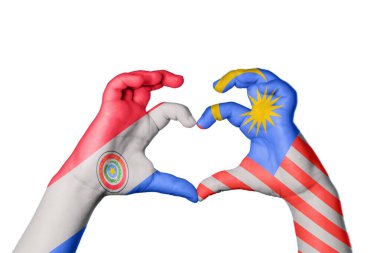 Paraguay Malezya Kalbi, El hareketi kalp yapmak, Kırpma Yolu