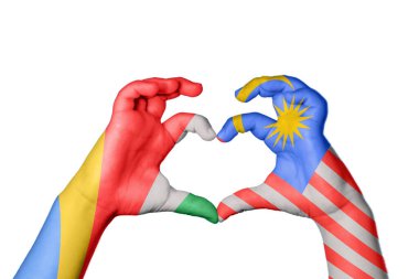 Seyşeller Malezya Kalbi, El hareketi kalp yapma, Kırpma Yolu